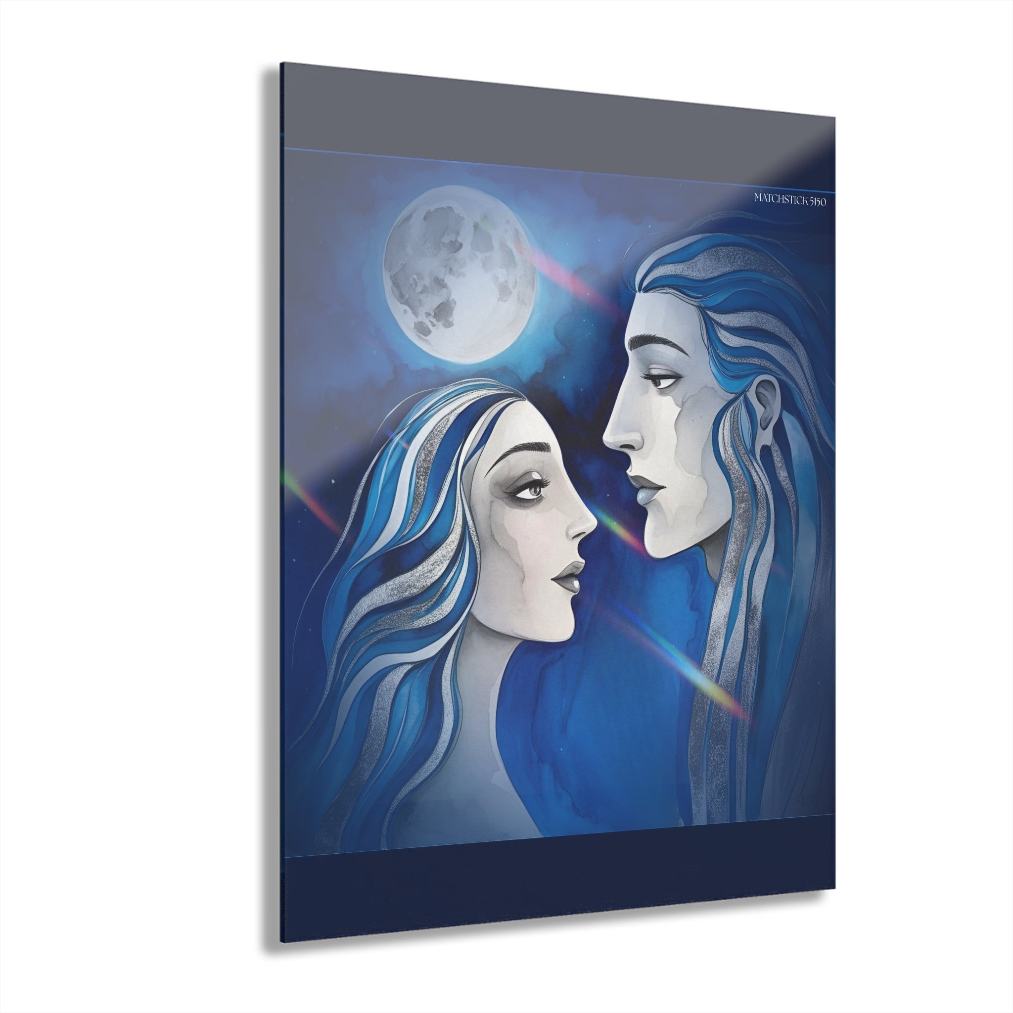Moon Lit Love - Acrylic Wall Art