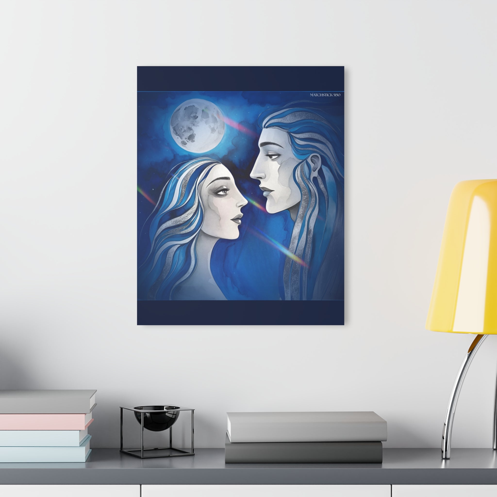 Moon Lit Love - Acrylic Wall Art