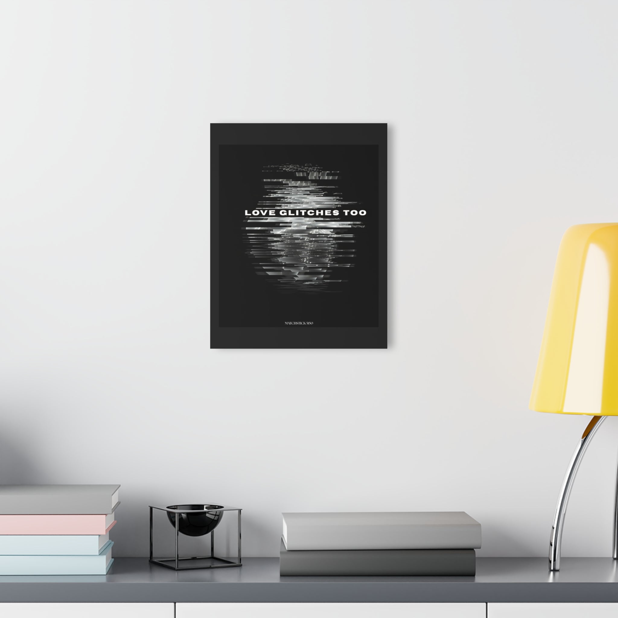 Love Glitches Too - Acrylic Wall Art
