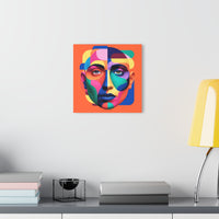 Multifaceted in Orange - Acrylic Wall Art
