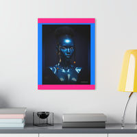 Blue Faces 3 Matte - Acrylic Wall Art