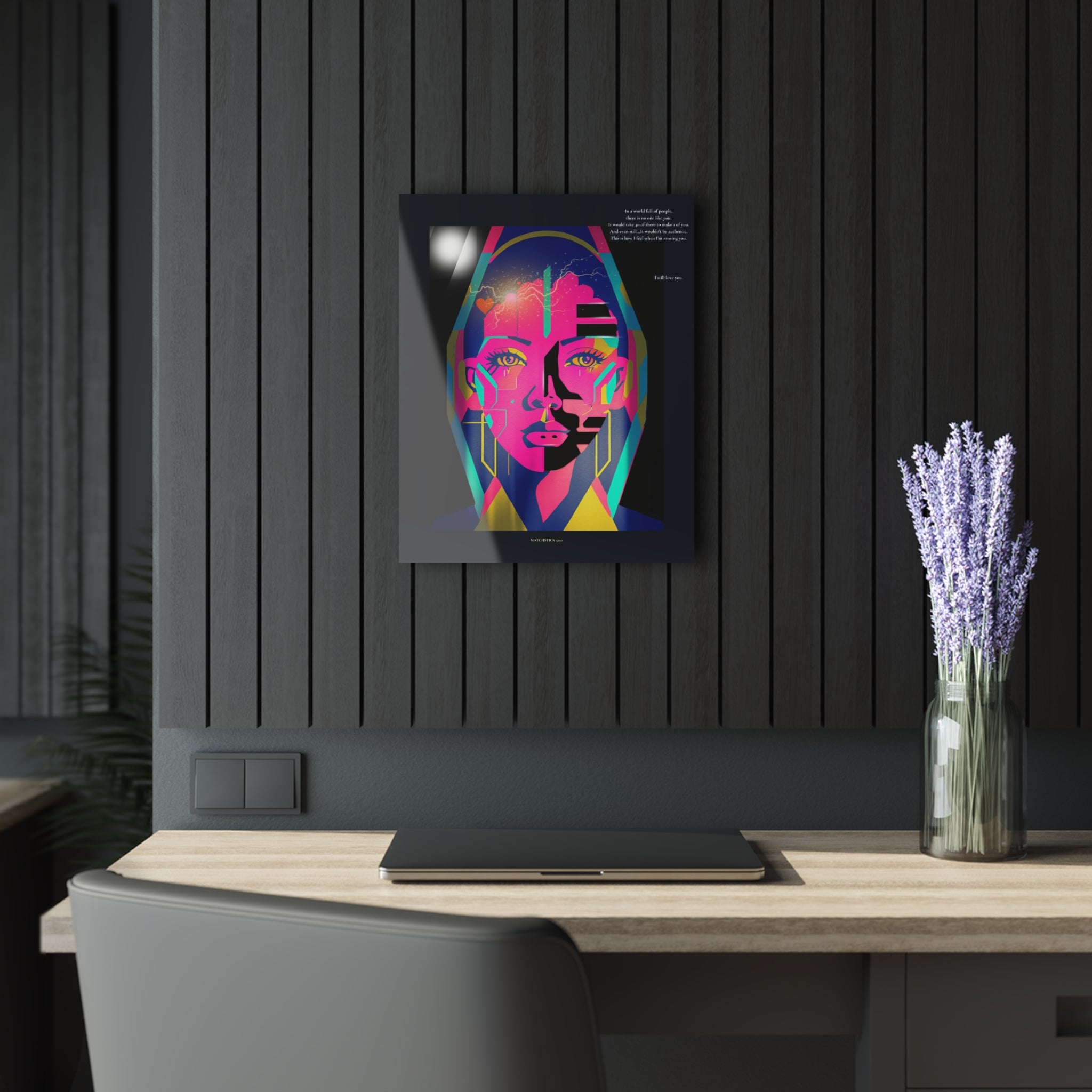 For My Love: It's U & I Baby - Acrylic Wall Art