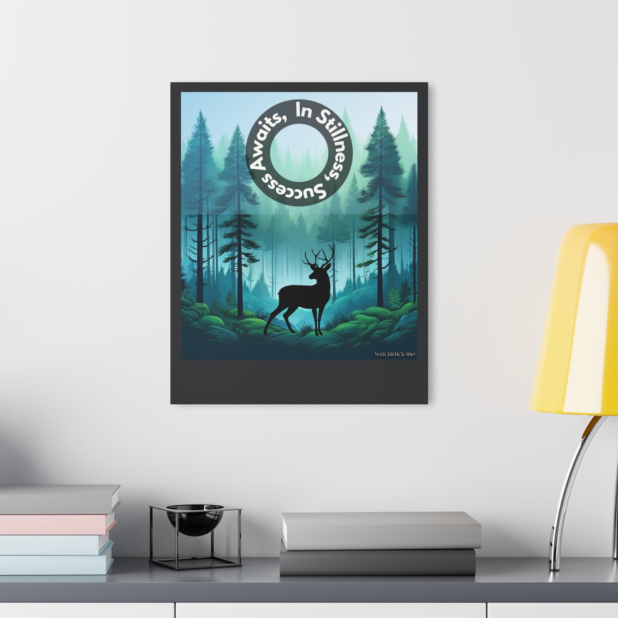 In Still Ness Success Awaits - Acrylic Wall Art