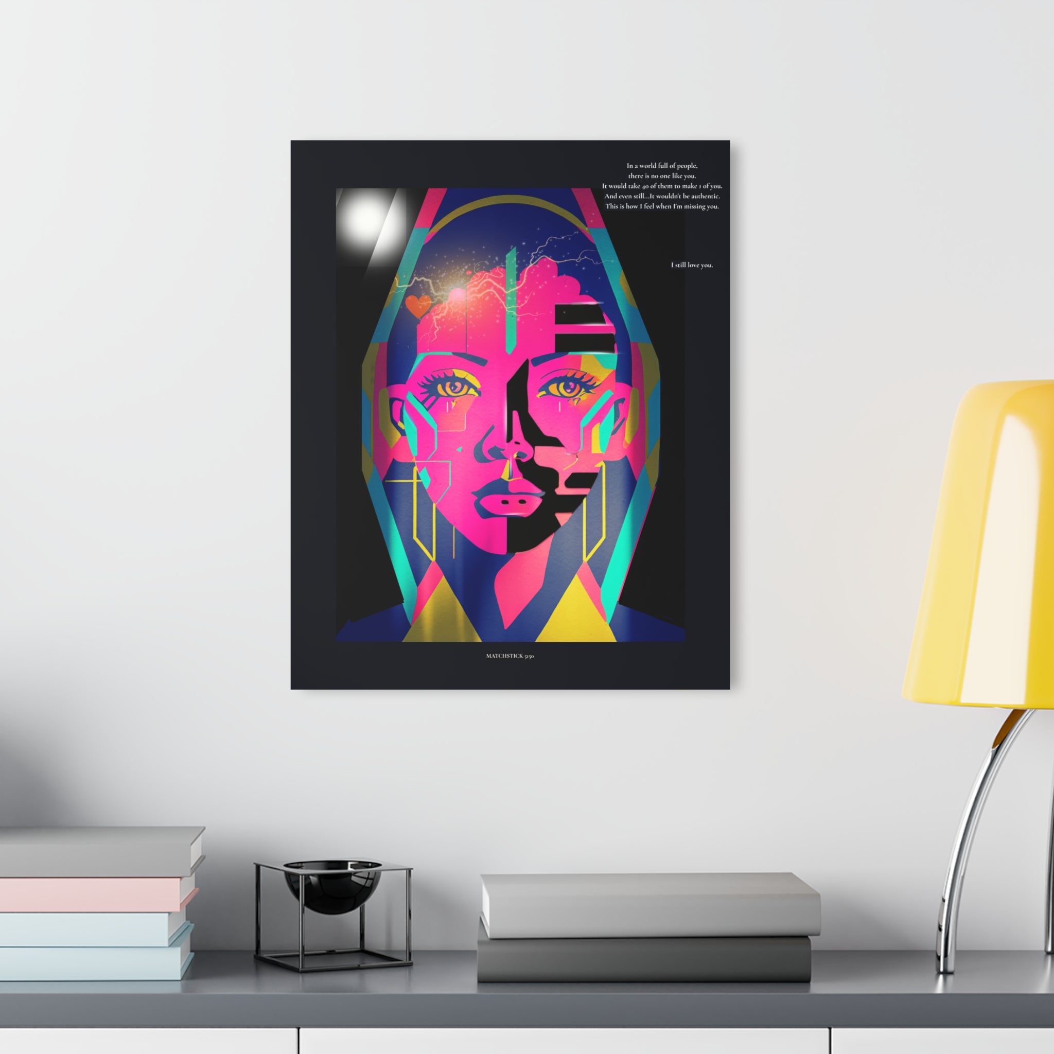 For My Love: It's U & I Baby - Acrylic Wall Art