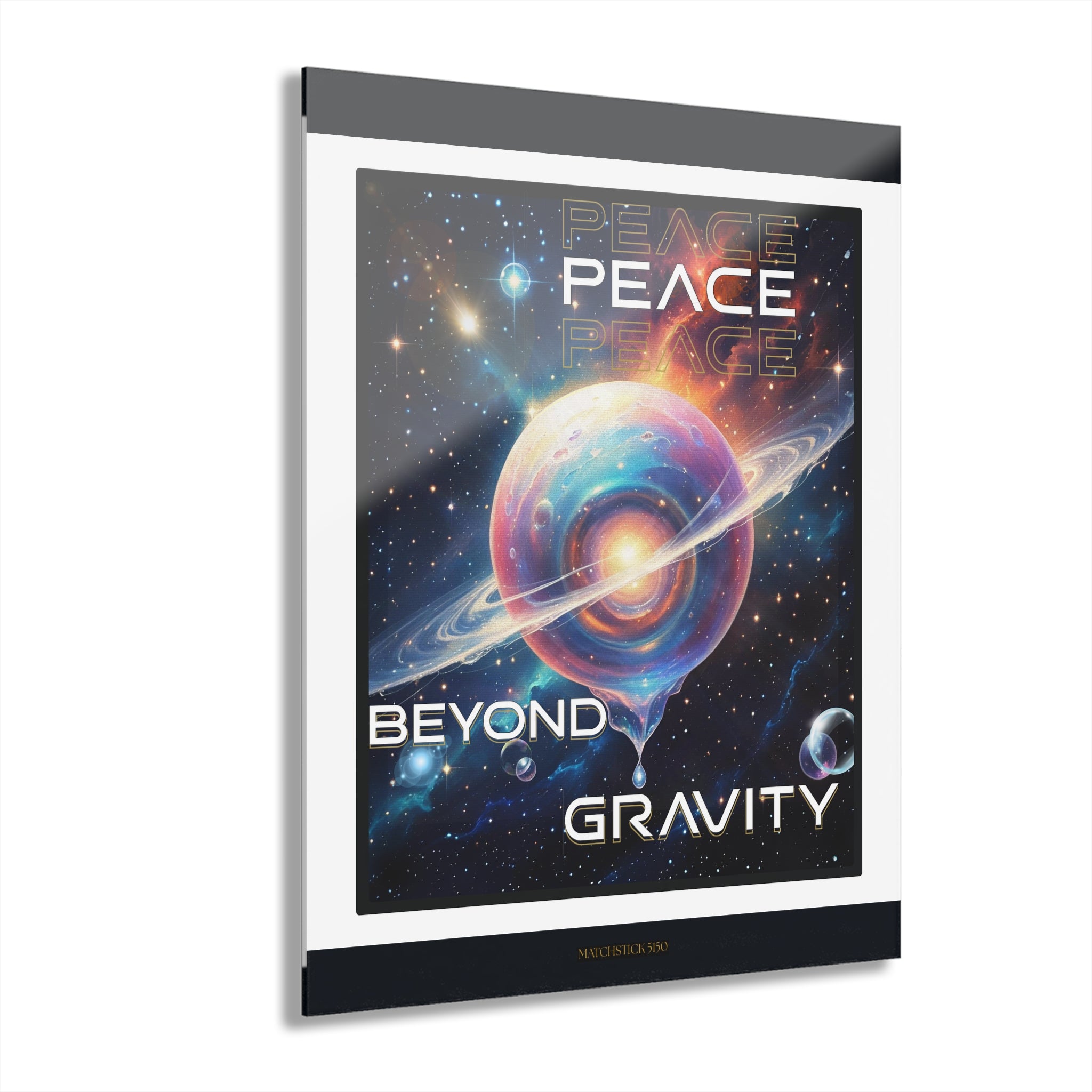 Peace Beyond Gravity - Acrylic Wall Art